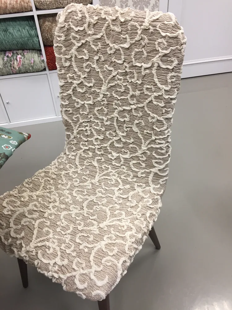 ЧЕХОЛ НА СТУЛ ЖАККАРД ВОЛНЫ