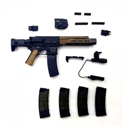 Пистолет-пулемет HK416C с обвесом (26038R) - Easy & Simple