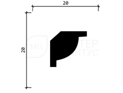 Карниз потолочный Decor-Dizayn DD38