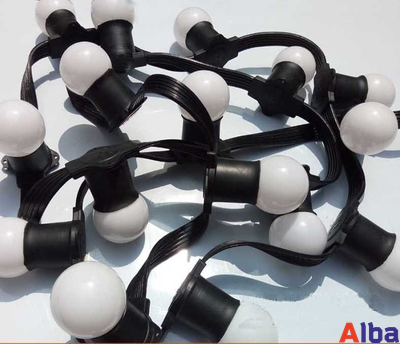 Белт-лайт метражом 2-жильный, 40 см, черный