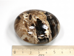 Опал черный, полировка, Мадагаскар (58*50*29 мм, 105 г) №27242