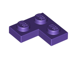 Plate 2 x 2 Corner, Dark Purple (2420 / 4225179 / 6167461)