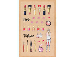 Наклейки пластиковые Fashion, 10 × 16 см