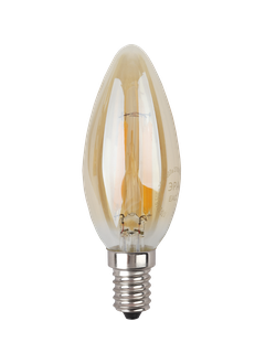 Светодиодная филаментная лампа Эра F-LED B35-7w-832-E14 Gold