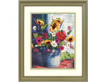 Корзина цветов (Bucket of Flowers) 01534, Dimensions (набор для вышивания) vkn