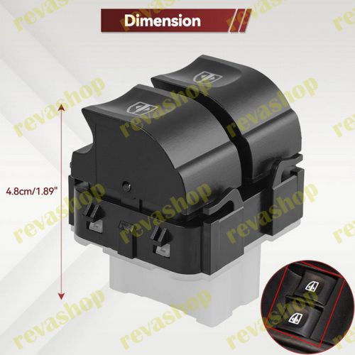 Кнопки стеклоподъемников, стеклоподъемники, Renault, запчасти Renault, автозапчасти, передние кнопки