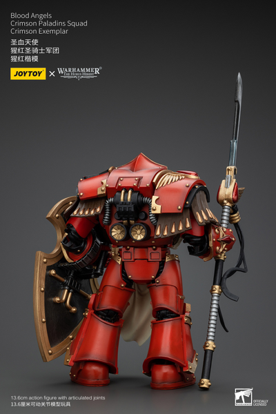 Алый паладин Кровавых Ангелов (Warhammer Horus Heresy) - КОЛЛЕКЦИОННАЯ ФИГУРКА 1/18 Blood Angels Crimson Paladin Crimson Exemplar (JT00300) - JOYTOY