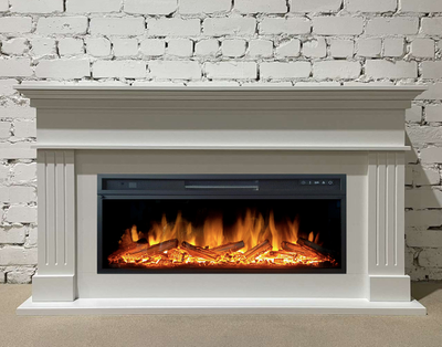 Линейный электрокамин Бруно