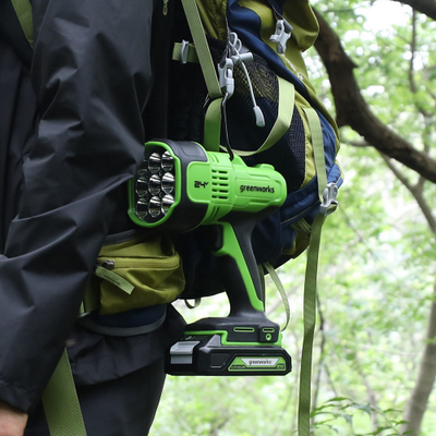 Фонарь-прожектор светодиодный аккумуляторный Greenworks G24SL 24V