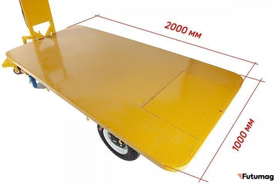 Платформенная тележка электрическая RuTrike ПЛИТА 2000