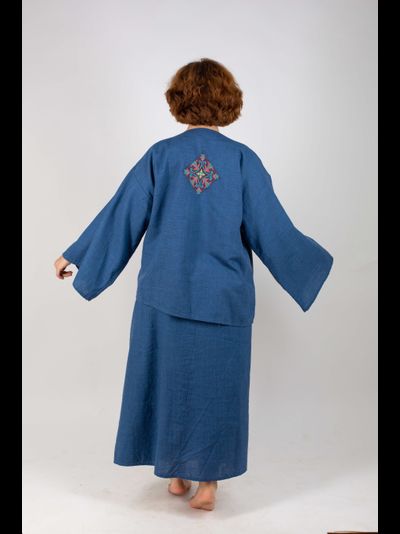Костюм кимоно с юбкой "Центр Души"