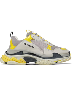 Balenciaga Triple S Light Grey Yellow