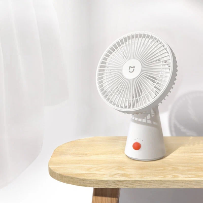 Портативный настольный вентилятор Xiaomi Mijia Desktop Fan 4000mAh (ZMYDFS01DM) белый