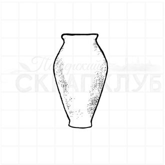Штамп прозрачный ваза