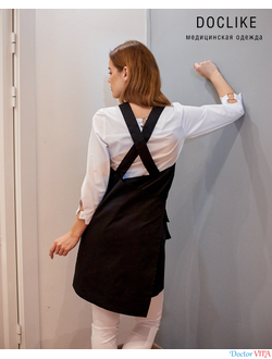 Фартук медицинский DOCLIKE DL015 черный