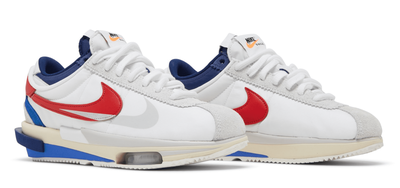 Nike Cortez Sacai White (Белые) сбоку
