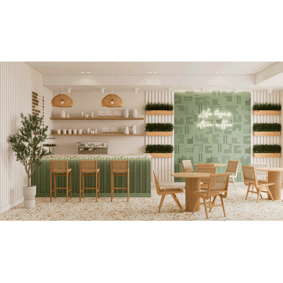 Гипсовая панель MECCANO-2 артикул E-0257