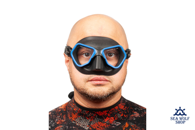 Маска для дайвинга Scuba Brothers TRITON BLACK/BLUE