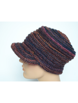 Разноцветная вязаная фуражка кепи Vizio Италия 8010 TV