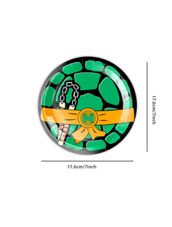 Тарелки черепашки ниндзя 18см 10шт