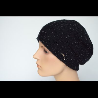 Берет с бисером Vizio 1082 Италия черный