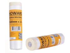 Пленка HOWARD укрывная + мал. клейкая лента MASKING FILM 3.5м х 20м