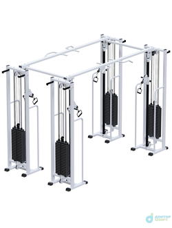 "Атлант-4" 100 кг двойной кроссовер с подвижными блоками