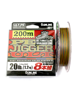 Шнур SUNLINE PE JIGGER ULT 200M 8x multicolor 1.2