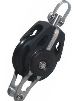 ВЕРТЛЮЖНЫЙ ОДНОШКИВНЫЙ ДВУХОБУШКОВЫЙ ШАРИКОПОДШИПНИКОВЫЙ БЛОК ALLEN BROTHERS DYNAMIC A2043, 6 - 10 ММ, 180-800 КГ, D 40