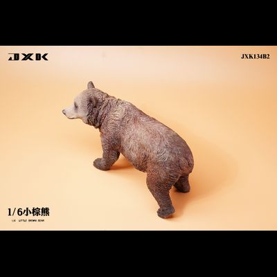 Бурый медвежонок - Коллекционная ФИГУРКА 1/6 scale Little Brown bear (JXK134B2) - JXK
