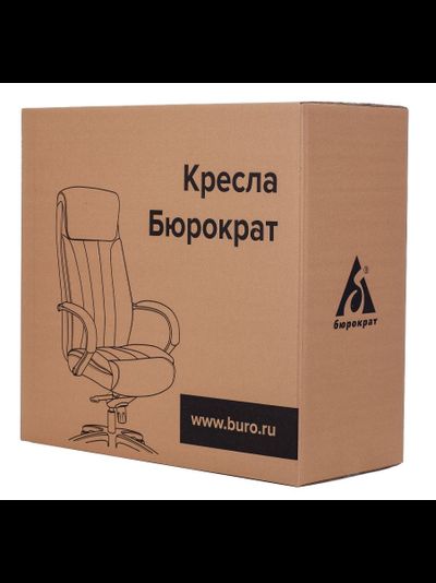 Кресло руководителя Бюрократ T-9925WALNUT черный кожа/иск.кожза крестов. металл/дерево