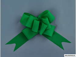 Бант-бабочка d = 15 см, зеленый