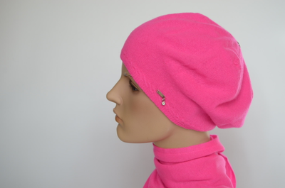 Берет Vizio 1104 кашемир ярко - розовый