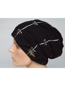 берет черный женский Италия Vizio фото