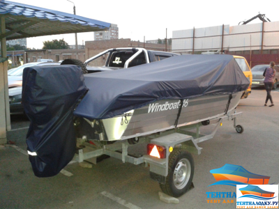 Тент на лодку WINDBOAT 48