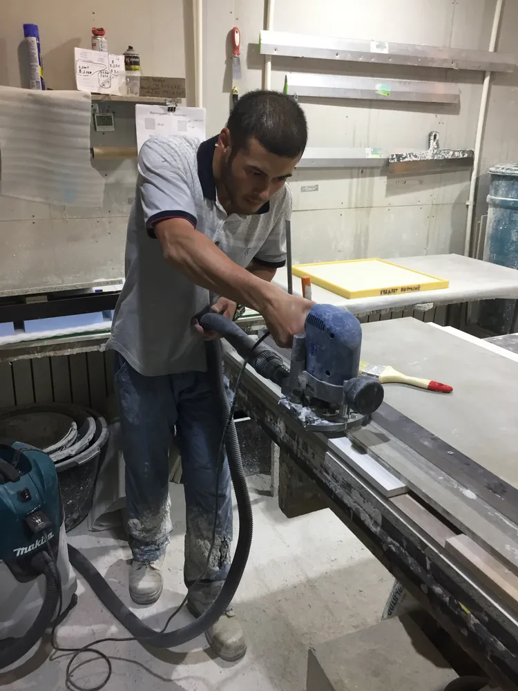 Обгонка геометрических панелей по шаблону в нужный размер