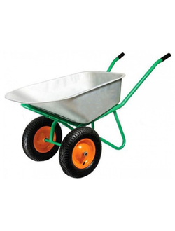 Тачка строительная 100 л 250 кг 422ZP двухколесная с пневмоколесом