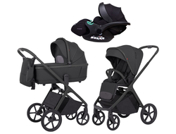 Коляска 3в1 Carrello Vector Magnet Black 2025 (Verona)