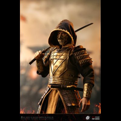 Скорпион, Ханзо Хасаши (Mortal Kombat 2021) - Коллекционная ФИГУРКА 1/6 Representative from Hell—Warrior Scorpion (EX049) - POPTOYS