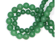 Бусина Авантюрин зеленый, шар 8 мм