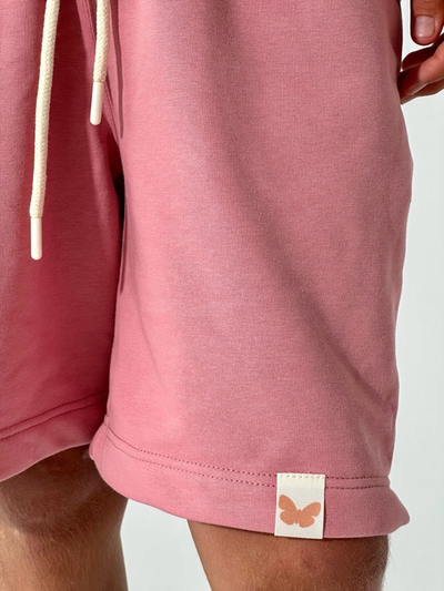 ШОРТЫ УНИСЕКС "ПРИЯТНО" РОЗОВЫЕ