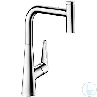 Смеситель для кухни Hansgrohe Talis Select S 300 хром (Германия) с выдвижным душем