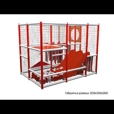 Игровой лабиринт «Светофор» 3.2х2.2х2.6 м.