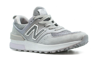 New Balance 574 Sport (Серые с белым)