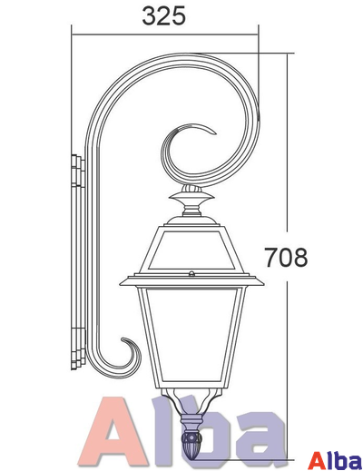 Faro frost 91102fl 18 Парковый светильник