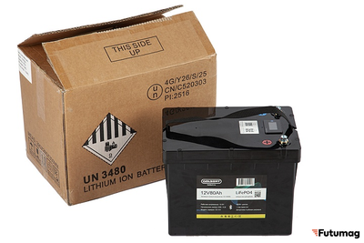 Литиевый тяговый аккумулятор Gelbert LiFePO4 (12V/80Ah/80А/600Wh) BT/Display