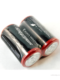 Батарейка солевая Smartbuy R14/2S (24/288) (SBBZ-C02S)