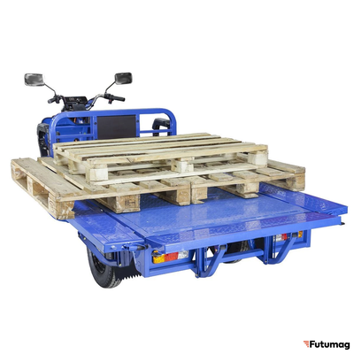 Электротрицикл Rutrike Габарит 1700 60V1200W синий