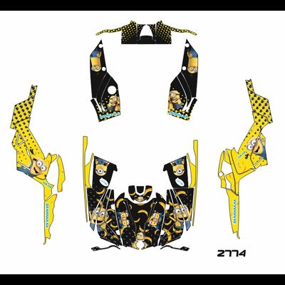 Наклейки на квадроцикл BRP Can-Am Outlander G2 2014-2020 #2774