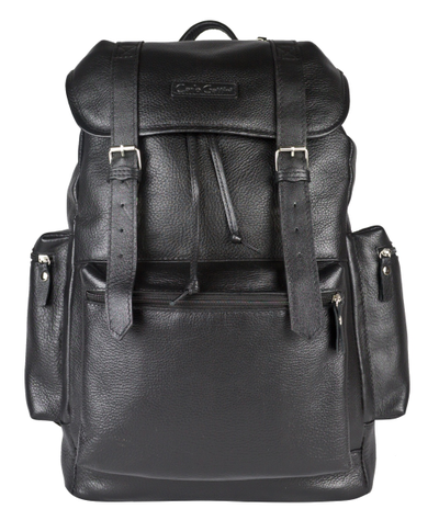 Кожаный рюкзак Voltaggio black (арт. 3091-01)